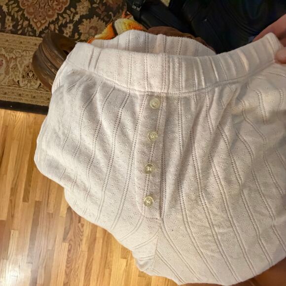 Womens LASET Pointelle Boxer Pants Pink Size Small Tall - Picture 7 of 7